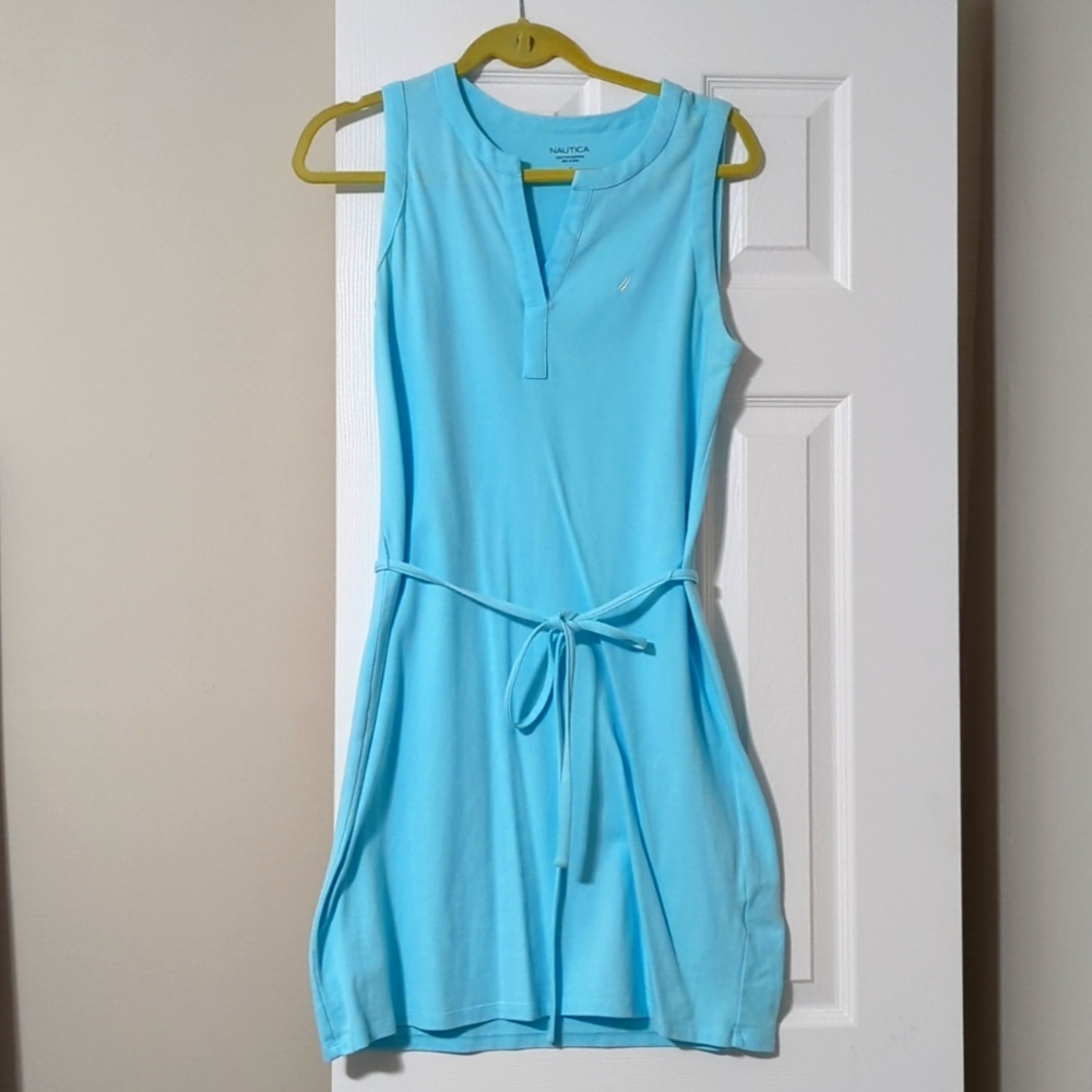 Nautica turquoise casual dress